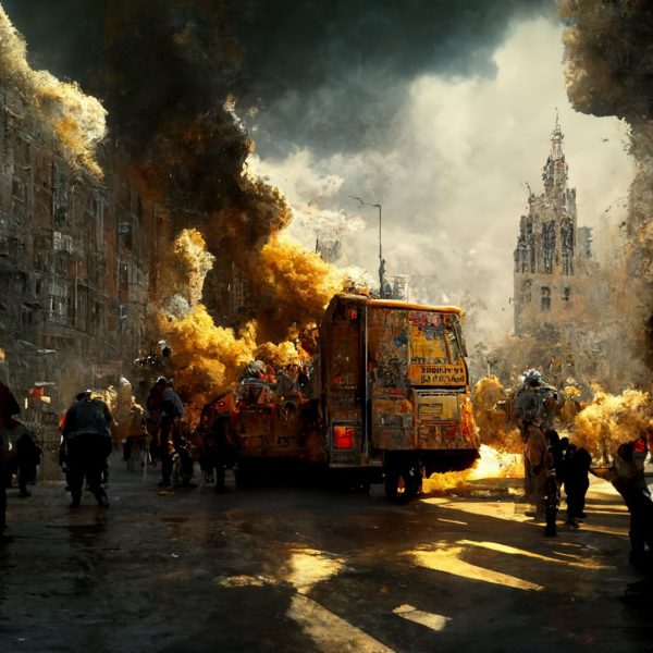 Ilustración mediante Inteligencia Artificial del artista Juan Antonio Álvarez