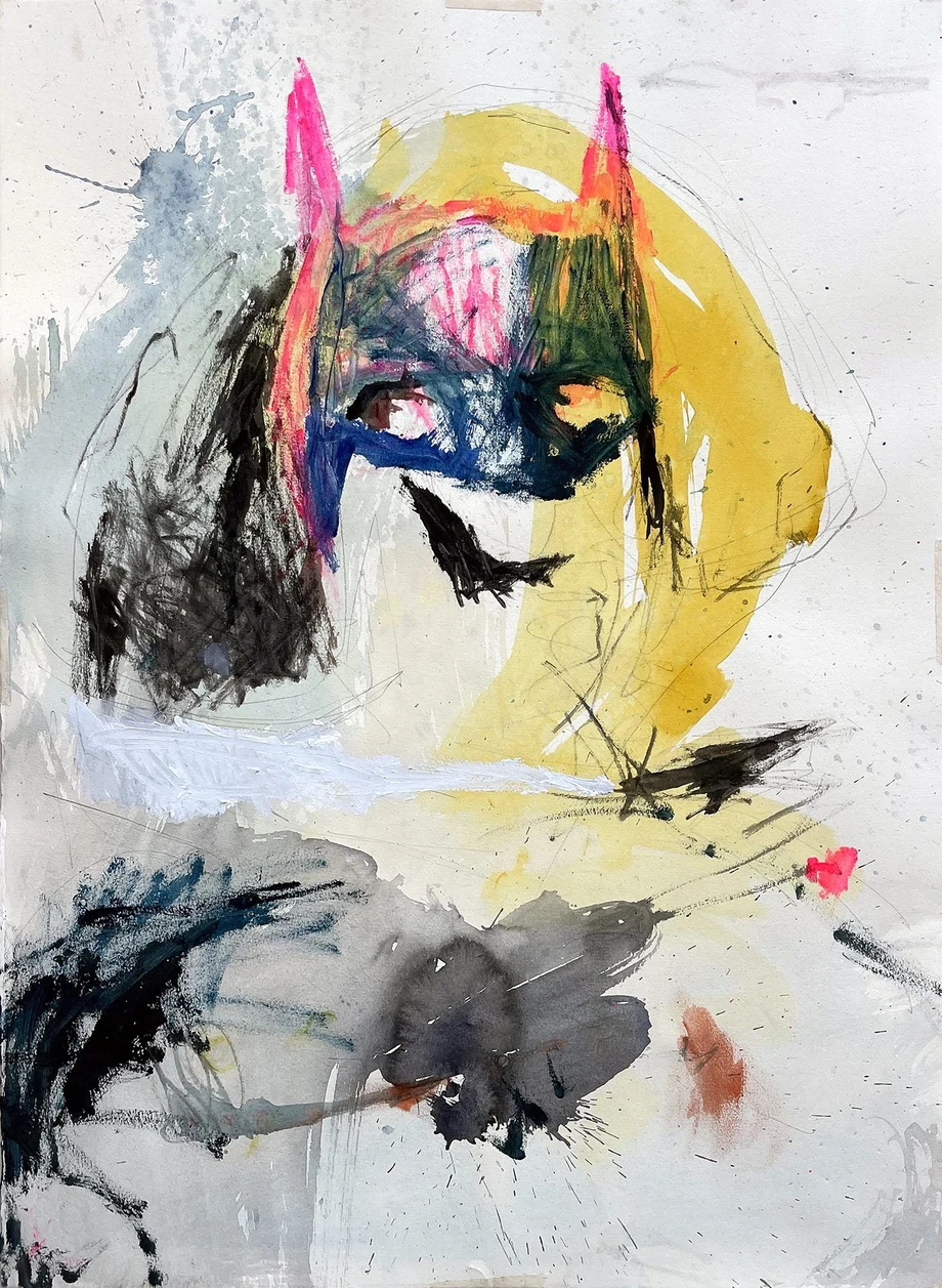 Velázquez reinterpretado como Batman